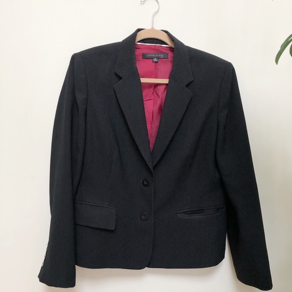 Anne Klein Jackets & Blazers - 🌹Anne Klein | Black Pinstripe Suit Set